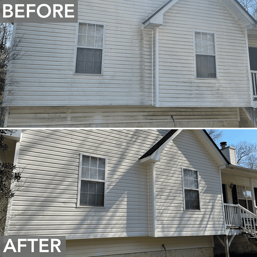 House washing and driveway cleaning in temple ga