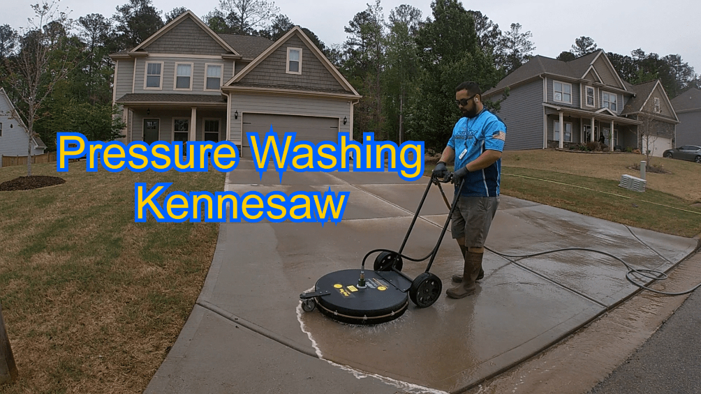 House Washing and Driveway Cleaning in Kennesaw, GA