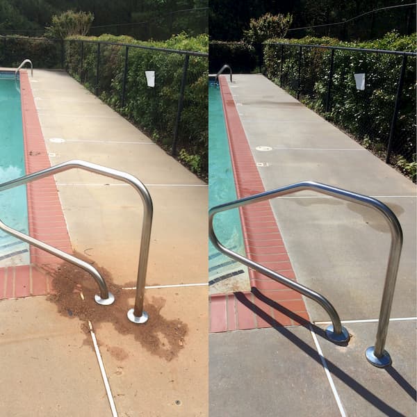 Pool Deck Concrete Cleaning in Douglasville, GA